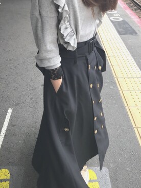 「antic rag（アンティックラグ）のアイテム」を使った、ミヅキさん（レディース・163cm）の春コーディネート
