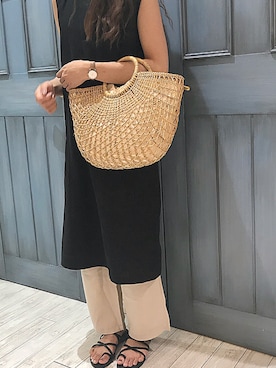 「antic rag（アンティックラグ）のアイテム」を使った、ミヅキさん（レディース・163cm）の夏コーディネート