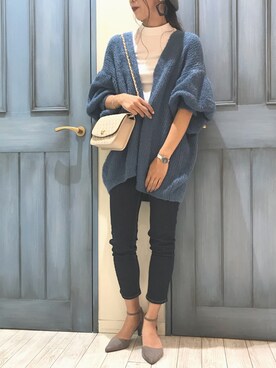 「antic rag（アンティックラグ）のアイテム」を使った、ミヅキさん（レディース・163cm）の秋コーディネート