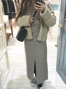 「antic rag（アンティックラグ）のアイテム」を使った、ミヅキさん（レディース・163cm）の秋コーディネート