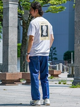 「le coq sportif」｜TERAIさん（メンズ・182cm）の夏コーディネート