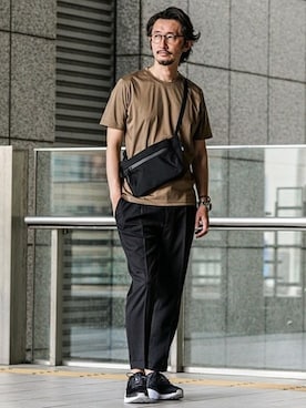 「AER」｜TERAIさん（メンズ・182cm）の夏コーディネート
