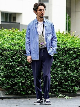 TERAIさん（メンズ・182cm）の夏コーディネート