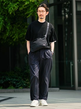 「G-SHOCK」｜「アイテム（腕時計）」を使った、TERAIさん（メンズ・183cm）の春コーディネート