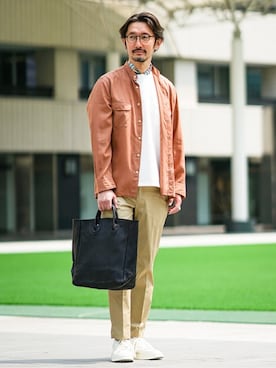 TERAIさん（メンズ・183cm）の春コーディネート