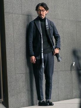 TERAIさん（メンズ・183cm）の冬コーディネート