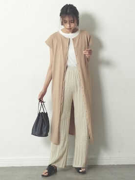 「タックイン」｜reedit_officialさん（レディース・162cm）の春コーディネート