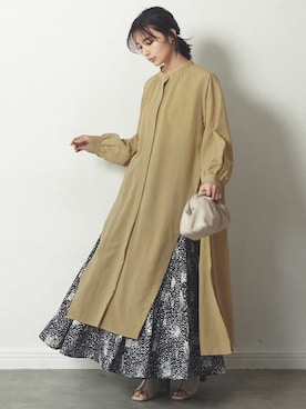 「シャツワンピース」｜reedit_officialさん（レディース・162cm）の春コーディネート