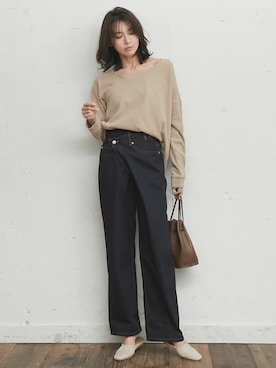 「タックイン」｜reedit_officialさん（レディース・162cm）の春コーディネート