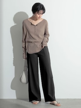 「パイソン柄」｜reedit_officialさん（レディース・162cm）の春コーディネート