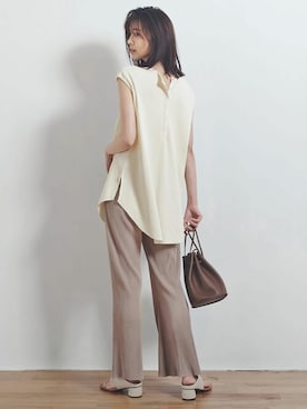 「ワッフル」｜「アイテム（サンダル）」を使った、reedit_officialさん（レディース・162cm）の春コーディネート