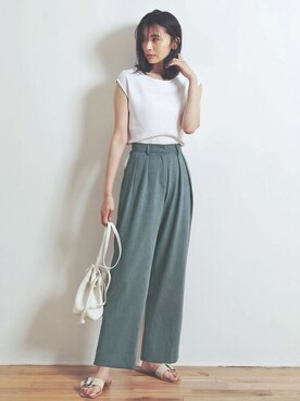 reedit_officialさん（レディース・162cm）の夏コーディネート