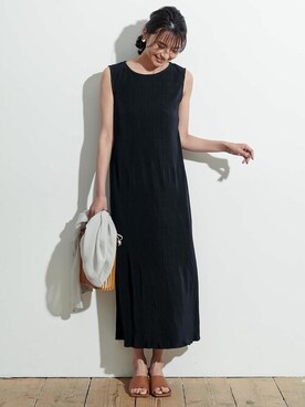 「プリーツ」｜reedit_officialさん（レディース・162cm）の夏コーディネート