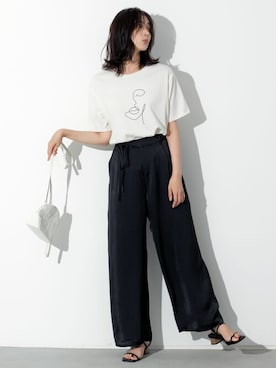 reedit_officialさん（レディース・162cm）の夏コーディネート