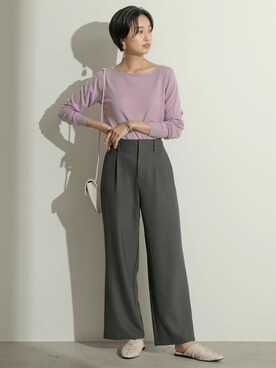 reedit_officialさん（レディース・162cm）の秋コーディネート