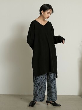 「リエディ」｜「アイテム（チュニック）」を使った、reedit_officialさん（レディース・162cm）の秋コーディネート