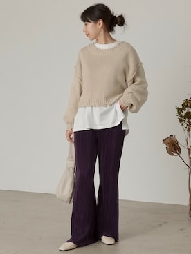 reedit_officialさん（レディース・162cm）の秋コーディネート