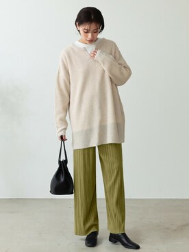 reedit_officialさん（レディース・162cm）の冬コーディネート