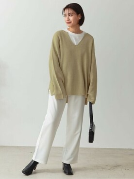 reedit_officialさん（レディース・162cm）の冬コーディネート