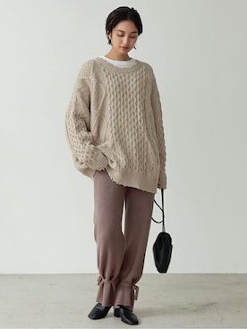 reedit_officialさん（レディース・162cm）の冬コーディネート