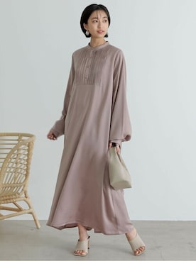 「くすみカラー」｜reedit_officialさん（レディース・162cm）の冬コーディネート