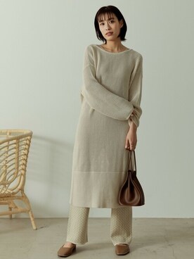 「リエディ」｜「アイテム（スリッポン）」を使った、reedit_officialさん（レディース・162cm）の春コーディネート