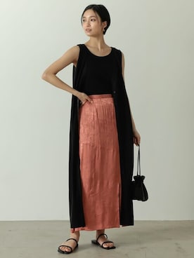 「ナロースカート」｜reedit_officialさん（レディース・162cm）の春コーディネート