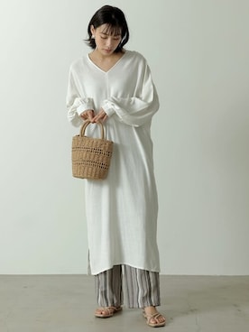 「Re:EDIT（リエディ）のアイテム（アクセサリー）」を使った、reedit_officialさん（レディース・162cm）の春コーディネート