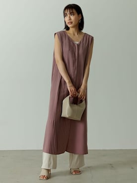 「Re:EDIT（リエディ）のアイテム（サンダル）」を使った、reedit_officialさん（レディース・162cm）の春コーディネート