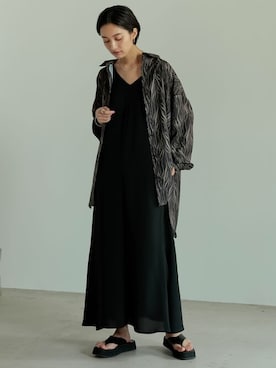 「Re:EDIT（リエディ）のアイテム（ワンピース）」を使った、reedit_officialさん（レディース・162cm）の夏コーディネート