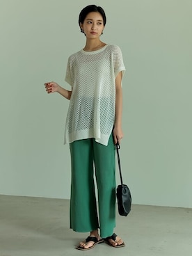 reedit_officialさん（レディース・162cm）の夏コーディネート