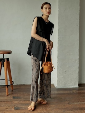 reedit_officialさん（レディース・162cm）の夏コーディネート