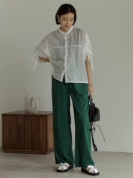 reedit_officialさん（レディース・162cm）の夏コーディネート