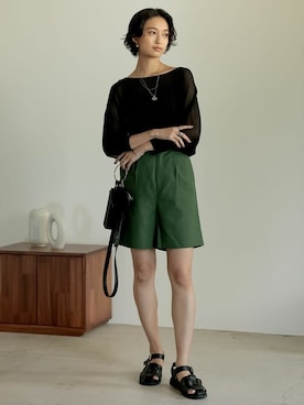 reedit_officialさん（レディース・162cm）の夏コーディネート