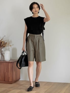 reedit_officialさん（レディース・162cm）の夏コーディネート