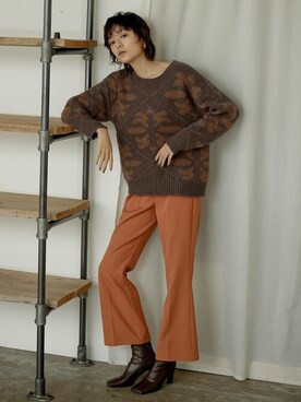 「リエディ」｜「アイテム（アクセサリー）」を使った、reedit_officialさん（レディース・162cm）の秋コーディネート