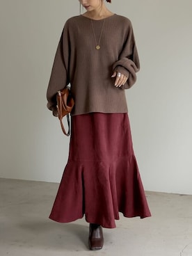 reedit_officialさん（レディース・162cm）の秋コーディネート