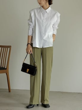 「Re:EDIT（リエディ）のアイテム（バッグ）」を使った、reedit_officialさん（レディース・162cm）の秋コーディネート