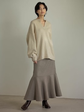 「アイテム（スカート、その他）」を使った、reedit_officialさん（レディース・162cm）の秋コーディネート