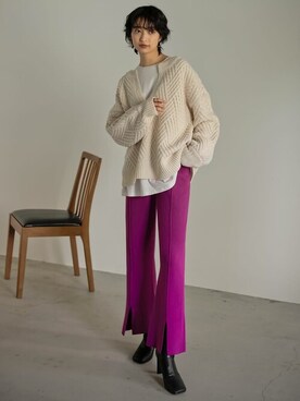 reedit_officialさん（レディース・162cm）の秋コーディネート