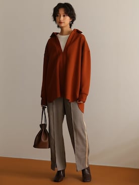 「チェック柄に恋してる」｜reedit_officialさん（レディース・162cm）の秋コーディネート