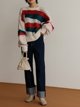 reedit_officialさん（レディース・162cm）の冬コーディネート