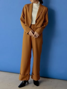 reedit_officialさん（レディース・162cm）の冬コーディネート