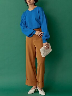 reedit_officialさん（レディース・162cm）の冬コーディネート