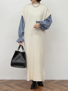 reedit_officialさん（レディース・162cm）の冬コーディネート