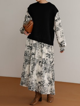 「Re:EDIT（リエディ）のアイテム（バッグ）」を使った、reedit_officialさん（レディース・162cm）の冬コーディネート