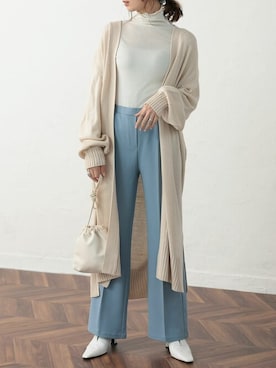 reedit_officialさん（レディース・162cm）の冬コーディネート