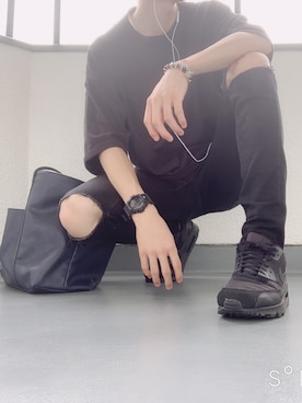 「L.H.P（エルエイチピー）のアイテム（バッグ）」を使った、KENJIさん（メンズ・181cm）の夏コーディネート