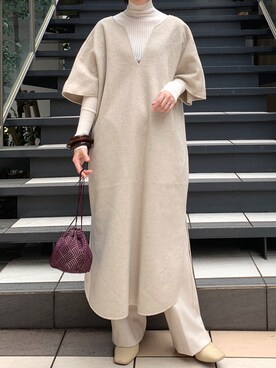 todayful ウールカフタンドレス Wool Caftan Dress12000円でいいですよ