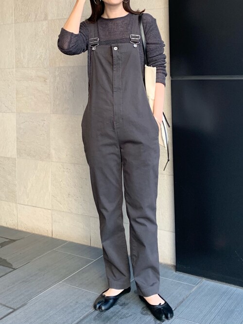 yukiomochi使用「TODAYFUL（コットンスリムサロペット）」的時尚穿搭